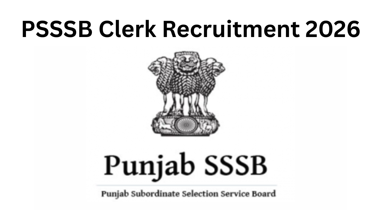 PSSSB Clerk Recruitment 2026