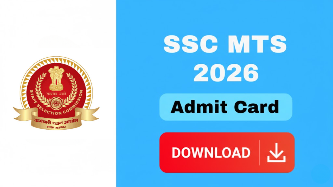 SSC MTS Admit Card 2026